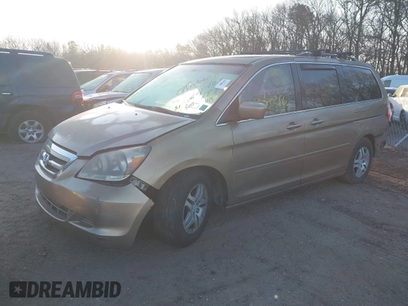 2007 Honda Odyssey EX-L with VIN 5FNRL38717B404759, listed as a IAAI auction lot 41794740 with Not Provided miles and . Bid and sale history available at DreamBid. Image 2.
