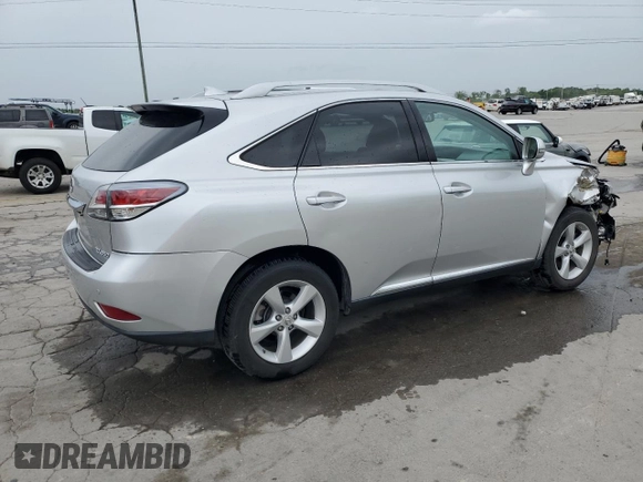 2015 Lexus RX 350 with VIN 2T2BK1BA0FC284190, listed as a Copart auction lot 53527925 with 109,436 mi miles and Salvage Title. Bid and sale history available at DreamBid. Image 3.