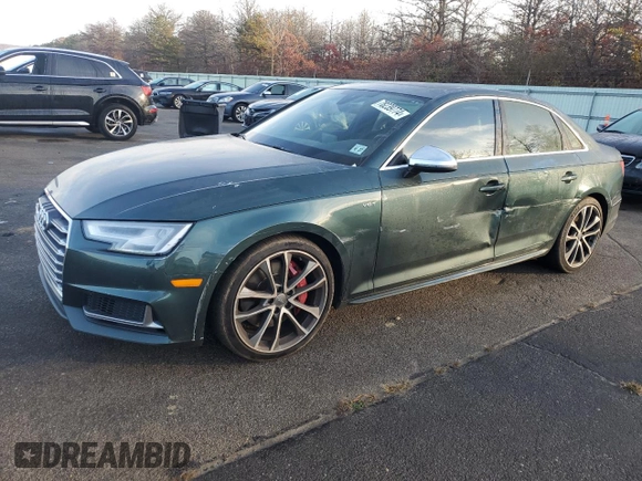 2018 Audi S4 Premium Plus with VIN WAUB4AF45JA097220, listed as a Copart auction lot 78239774 with 101,833 mi miles and Salvage Title. Bid and sale history available at carsss.com. Image 1.