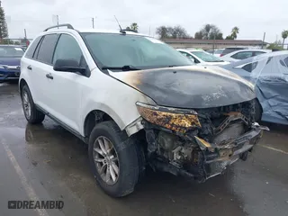 2014 Ford Edge SE with VIN 2FMDK3GC6EBA41456, listed as a IAAI auction lot 41680971 with 1 mi miles. Bid and sale history available at carsss.com. Image 1.
