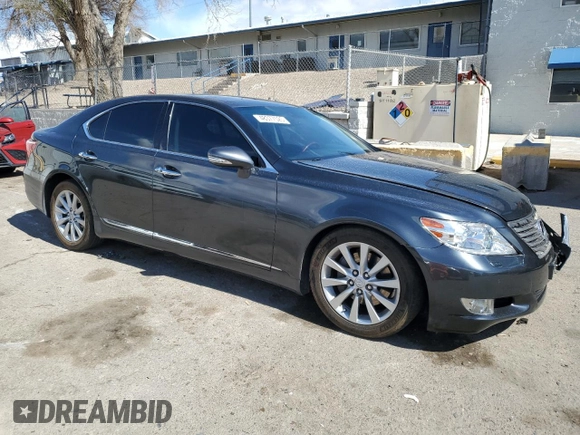 2011 Lexus LS 460 with VIN JTHBL5EF1B5103510, listed as a Copart auction lot 48377525 with 87,612 mi miles and Salvage title. Bid and sale history available at DreamBid. Image 4.