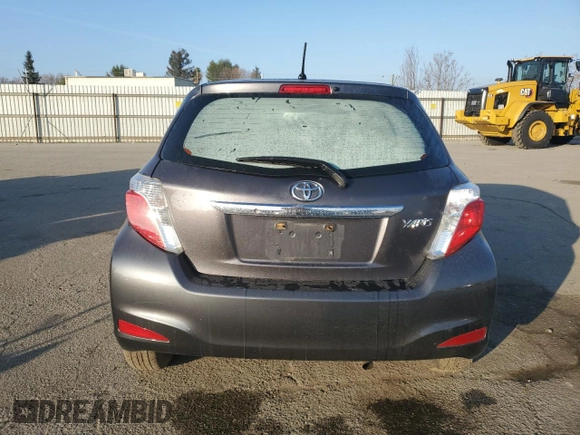 2014 Toyota Yaris L with VIN VNKKTUD30EA001542, listed as a Copart auction lot 41623335 with 135,944 mi miles and Salvage Title. Bid and sale history available at carsss.com. Image 6.