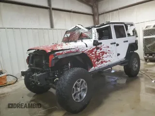 2017 Jeep Wrangler Unlimited Rubicon Recon with VIN 1C4BJWFG3HL577788, listed as a Copart auction lot 82932034 with 142,752 mi miles and Salvage title. Bid and sale history available at DreamBid. Image 1.