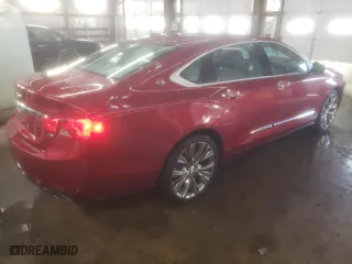 2015 Chevrolet Impala LTZ with VIN 2G1165S34F9224287, listed as a Copart auction lot 88551795 with 168,254 mi miles and Salvage Title. Bid and sale history available at carsss.com. Image 3.