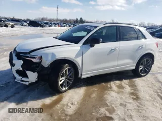 2023 Audi Q3 Premium z VIN WA1AECF35P1146207, wystawiony jako Copart lot #44538695 z przebiegiem 33 990 mil mil oraz Szkoda całkowita • Salvage title. Historia ofert i sprzedaży dostępna na DreamBid. Obrazek 1.