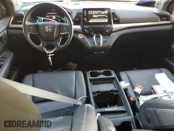 2024 Honda Odyssey EX-L with VIN 5FNRL6H6XRB008230, listed as a Copart auction lot 51418395 with 11,879 mi miles and Salvage Title. Bid and sale history available at DreamBid. Image 8.