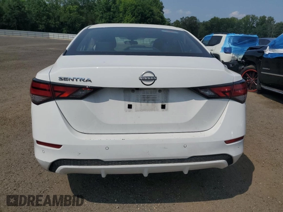 2024 Nissan Sentra S with VIN 3N1AB8BVXRY220113, listed as a Copart auction lot 60719205 with Not provided miles and Salvage title. Bid and sale history available at DreamBid. Image 6.