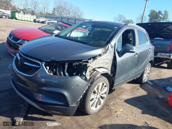 2018 Buick Encore Preferred with VIN KL4CJASB8JB619962, listed as a IAAI auction lot 41675481 with 157,033 mi miles. Bid and sale history available at carsss.com. Image 2.