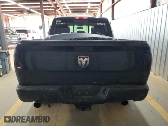 2012 Ram 1500 Sport with VIN 1C6RD7MT0CS128506, listed as a Copart auction lot 53138215 with 217,178 mi miles and Salvage title. Bid and sale history available at DreamBid. Image 6.