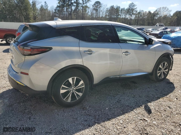 2020 Nissan Murano S with VIN 5N1AZ2AJXLN121859, listed as a Copart auction lot 48991785 with 48,290 mi miles and Salvage Title. Bid and sale history available at carsss.com. Image 3.