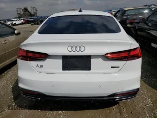 2023 Audi A5 Sportback Premium Plus with VIN WAUCBCF56PA018015, listed as a Copart auction lot 44387803 with 2,830 mi miles. Bid and sale history available at carsss.com. Image 6.