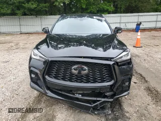 2024 Infiniti QX50 Sport with VIN 3PCAJ5FA9RF104578, listed as a Copart auction lot 58566605 with 16,306 mi miles and Salvage title. Bid and sale history available at DreamBid. Image 5.