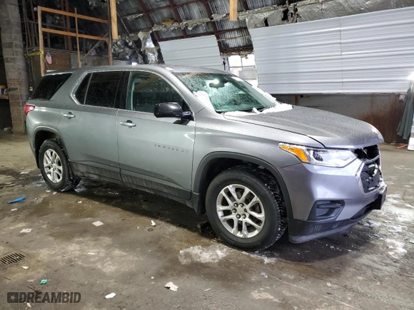 2020 Chevrolet Traverse LS with VIN 1GNEVFKW6LJ160174, listed as a Copart auction lot 87512565 with 97,266 mi miles and Salvage Title. Bid and sale history available at carsss.com. Image 4.