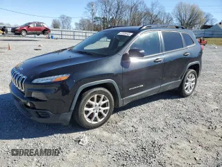 2016 Jeep Cherokee Sport with VIN 1C4PJLAB5GW272984, listed as a Copart auction lot 47926445 with 107,303 mi miles and Salvage Title. Bid and sale history available at carsss.com. Image 1.