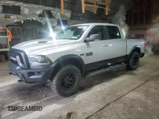 2018 Ram 1500 Rebel with VIN 1C6RR7YT0JS205481, listed as a Copart auction lot 85104534 with 77,300 mi miles and Salvage Title. Bid and sale history available at carsss.com. Image 1.