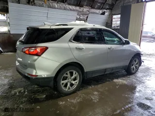 2018 Chevrolet Equinox Premier with VIN 2GNAXVEV7J6189280, listed as a Copart auction lot 44496315 with 52,293 mi miles and Salvage Title. Bid and sale history available at carsss.com. Image 3.