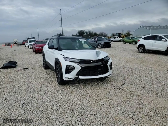 2023 Chevrolet TrailBlazer RS with VIN KL79MUSL9PB000763, listed as a Copart auction lot 83827614 with 0 mi miles and Salvage Title. Bid and sale history available at carsss.com. Image 11.