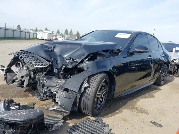 2024 Mercedes-Benz C 300 with VIN W1KAF4HB2RR190933, listed as a IAAI auction lot 41670470 with 2,744 mi miles and . Bid and sale history available at DreamBid. Image 15.
