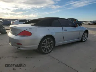 2005 BMW 6 Series 645Ci with VIN WBAEK73475B324417, listed as a Copart auction lot 41783975 with 127,495 mi miles and Clean Title. Bid and sale history available at carsss.com. Image 3.