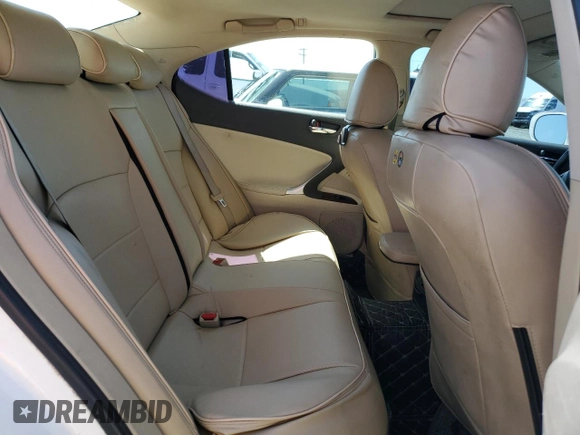 2006 Lexus IS 250 Manual with VIN JTHBK262862020497, listed as a Copart auction lot 52435685 with 126,881 mi miles and Clean Title. Bid and sale history available at carsss.com. Image 10.