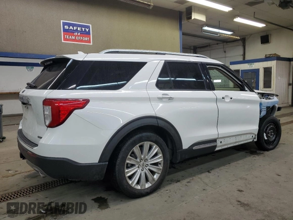 2021 Ford Explorer Limited with VIN 1FM5K8FW6MNA16704, listed as a Copart auction lot 46194205 with 33,815 mi miles and Salvage Title. Bid and sale history available at carsss.com. Image 3.