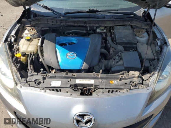 2012 Mazda 3 i Grand Touring with VIN JM1BL1W83C1638163, listed as a Copart auction lot 65781995 with 161,436 mi miles and Salvage title. Bid and sale history available at DreamBid. Image 11.