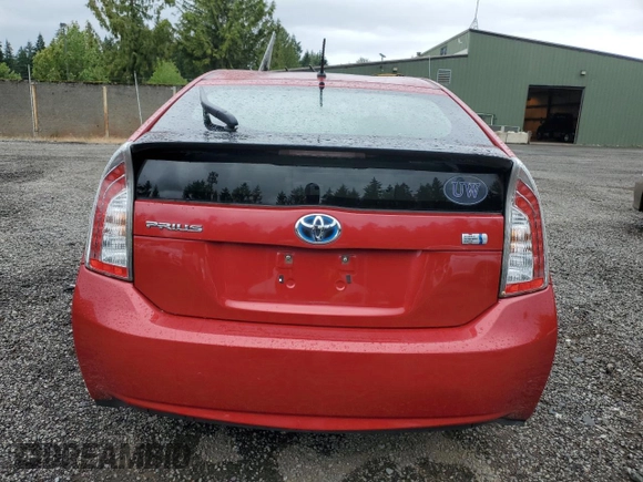2013 Toyota Prius One with VIN JTDKN3DU3D1620866, listed as a Copart auction lot 61475385 with 165,490 mi miles and Clean title. Bid and sale history available at DreamBid. Image 6.