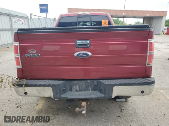 2013 Ford F-150 XL with VIN 1FTFW1ET7DFD24499, listed as a Copart auction lot 58368505 with 182,513 mi miles and Salvage title. Bid and sale history available at DreamBid. Image 6.