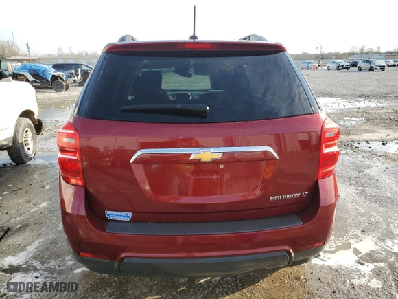 2016 Chevrolet Equinox LT with VIN 2GNALCEK8G6142175, listed as a Copart auction lot 48254575 with 0 mi miles and Salvage Title. Bid and sale history available at carsss.com. Image 6.