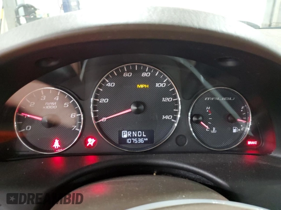 2006 Chevrolet Malibu Maxx LT with VIN 1G1ZT618X6F112048, listed as a Copart auction lot 73391524 with 107,536 mi miles and Salvage Title. Bid and sale history available at carsss.com. Image 9.