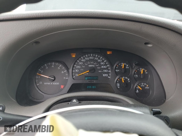 2004 Chevrolet TrailBlazer EXT LS with VIN 1GNET16SX46198141, listed as a Copart auction lot 54239515 with 209,183 mi miles and Non Repairable. Bid and sale history available at DreamBid. Image 9.