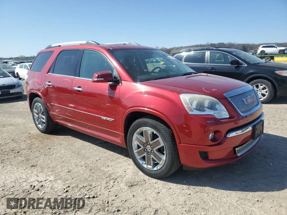 2012 GMC Acadia Denali with VIN 1GKKVTED5CJ191442, listed as a Copart auction lot 52153505 with 136,854 mi miles and Salvage title. Bid and sale history available at DreamBid. Image 4.