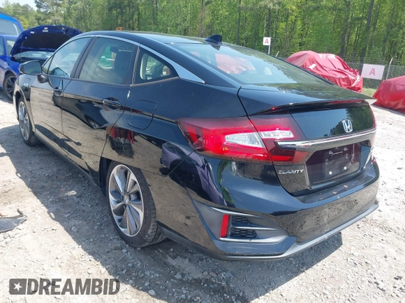 2018 Honda Clarity Plug-In Hybrid Touring with VIN JHMZC5F33JC011358, listed as a IAAI auction lot 42010720 with 61,366 mi miles. Bid and sale history available at carsss.com. Image 3.