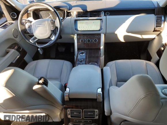 2017 Land Rover Range Rover with VIN SALGR2FK5HA362235, listed as a Copart auction lot 41617135 with 84,568 mi miles and Salvage title. Bid and sale history available at DreamBid. Image 8.
