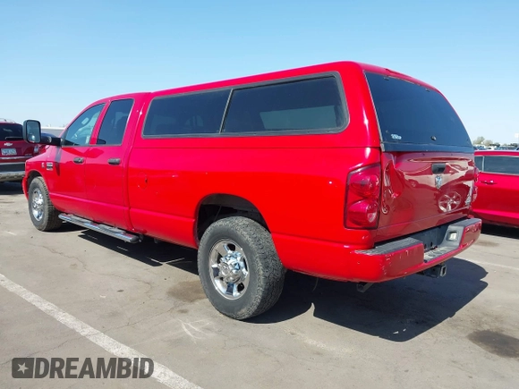 2007 Dodge 2500 SLT with VIN 3D7KR28AX7G806382, listed as a IAAI auction lot 42516247 with 131,977 mi miles and . Bid and sale history available at DreamBid. Image 3.