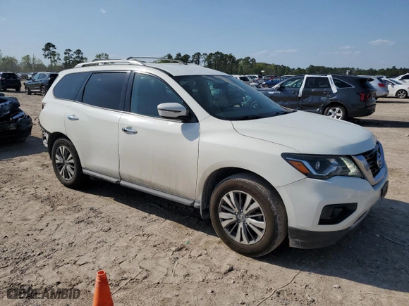 2020 Nissan Pathfinder S with VIN 5N1DR2AN4LC629238, listed as a Copart auction lot 50242925 with 63,114 mi miles and Salvage Title. Bid and sale history available at carsss.com. Image 4.