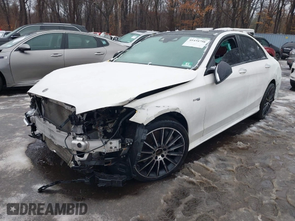 2018 Mercedes-Benz C 43 AMG with VIN 55SWF6EB4JU247805, listed as a IAAI auction lot 41434798 with 92,618 mi miles and . Bid and sale history available at carsss.com. Image 16.