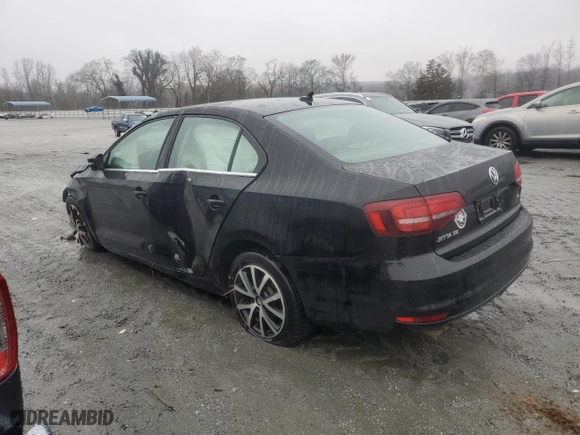 2017 Volkswagen Jetta 1.4T SE with VIN 3VWDB7AJXHM263162, listed as a Copart auction lot 45162865 with 95,795 mi miles and Salvage Title. Bid and sale history available at carsss.com. Image 2.