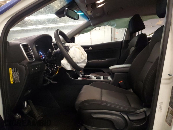 2022 Kia Sportage LX with VIN KNDPMCAC8N7007676, listed as a Copart auction lot 49145884 with 51,537 mi miles and Salvage Title. Bid and sale history available at DreamBid. Image 7.