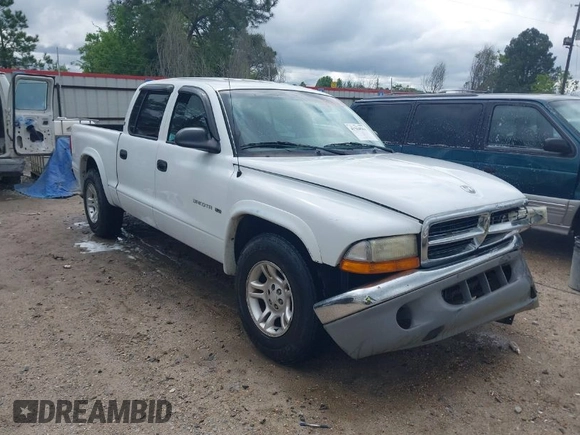 2000 Dodge Dakota Sport with VIN 1B7GL2AN4YS691223, listed as a IAAI auction lot 41964561 with 169,936 mi miles. Bid and sale history available at carsss.com. Image 1.