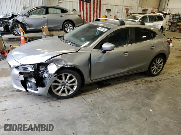2014 Mazda 3 S Touring with VIN JM1BM1L34E1104095, listed as a Copart auction lot 88981145 with 208,269 mi miles and Non Repairable. Bid and sale history available at DreamBid. Image 1.