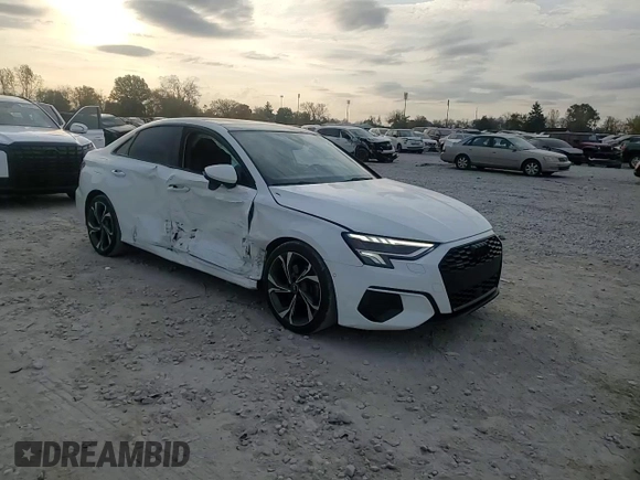 2022 Audi A3 Premium Plus with VIN WAUHUDGY0NA020919, listed as a Copart auction lot 78443844 with 38,825 mi miles and Salvage Title. Bid and sale history available at carsss.com. Image 11.