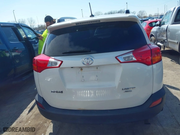 2013 Toyota RAV4 Limited with VIN 2T3DFREV6DW004791, listed as a IAAI auction lot 42021607 with 214,689 mi miles. Bid and sale history available at carsss.com. Image 17.