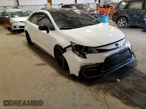 2021 Toyota Corolla SE with VIN 5YFM4MCE6MP076791, listed as a Copart auction lot 52024225 with 24,895 mi miles and Salvage Title. Bid and sale history available at carsss.com. Image 14.