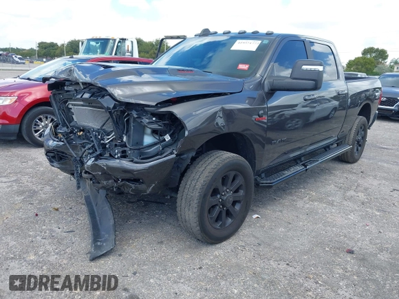 2024 Ram 2500 Laramie with VIN 3C6UR5FL2RG161679, listed as a IAAI auction lot 41957177 with 28,234 mi miles and . Bid and sale history available at DreamBid. Image 2.
