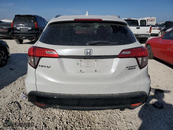 2022 Honda HR-V Sport with VIN 3CZRU6H12NM726758, listed as a Copart auction lot 49546505 with 42,331 mi miles and Salvage Title. Bid and sale history available at carsss.com. Image 6.