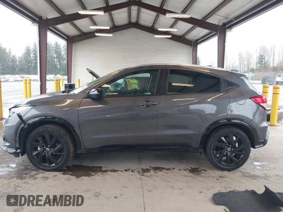 2022 Honda HR-V Sport with VIN 3CZRU6H18NM739546, listed as a IAAI auction lot 41777948 with 25,176 mi miles. Bid and sale history available at carsss.com. Image 15.