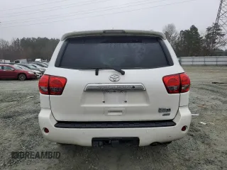 2016 Toyota Sequoia Platinum with VIN 5TDDW5G19GS146366, listed as a Copart auction lot 85152574 with 0 mi miles and Salvage Title. Bid and sale history available at carsss.com. Image 6.