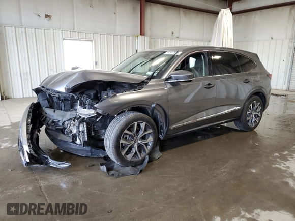 2023 Acura MDX w/Technology Package with VIN 5J8YD9H41PL005401, listed as a Copart auction lot 54547855 with 26,741 mi miles and Salvage Title. Bid and sale history available at carsss.com. Image 1.