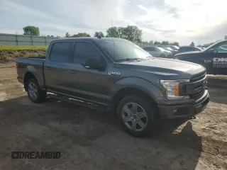 2019 Ford F-150 XL with VIN 1FTEW1EP7KFB35766, listed as a Copart auction lot 58234955 with 76,489 mi miles and Salvage title. Bid and sale history available at DreamBid. Image 4.
